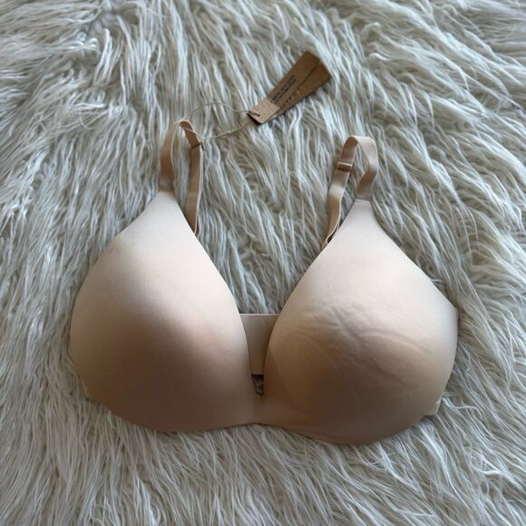 Skims Wireless Super Push up Bra Clay Size 36DD - Picture 1 of 8